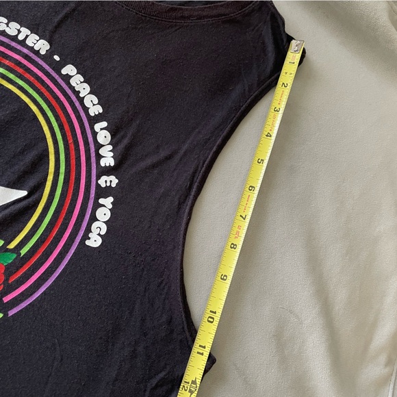 Spiritual Gangster Do All Things With Peace And Love Dove Tank Sz M Black - Picture 3 of 8